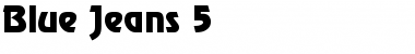 Download Blue Jeans 5 Regular Font Title Preview