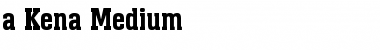 Download a_Kena Medium Font