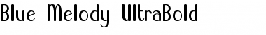 Download Blue Melody UltraBold Font Title Preview