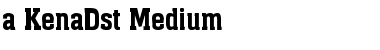 Download a_KenaDst Medium Font