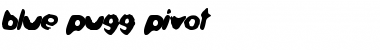 Download Blue Pugg Pivot Font Title Preview