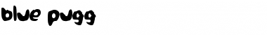 Download Blue Pugg Regular Font Title Preview