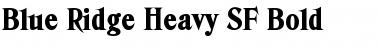 Download Blue Ridge Heavy SF Bold Font Title Preview