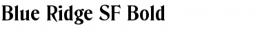 Download Blue Ridge SF Bold Font Title Preview