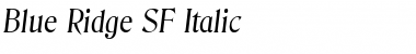 Download Blue Ridge SF Italic Font Title Preview