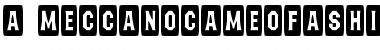 Download a_MeccanoCmFsh Regular Font