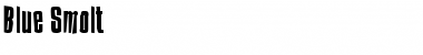 Download Blue Smolt Regular Font Title Preview
