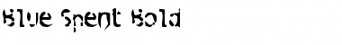 Download Blue Spent Bold Font Title Preview