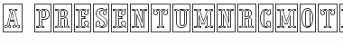 Download a_PresentumNrCmOtl Regular Font Title Preview