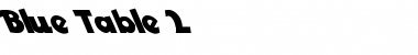 Download Blue Table 2 Regular Font Title Preview