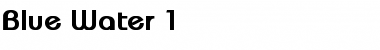 Download Blue Water 1 Bold Font Title Preview