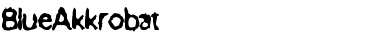 Download BlueAkkrobat Medium Font Title Preview