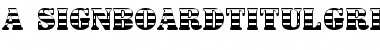 Download a_SignboardTitulGrd Regular Font Title Preview