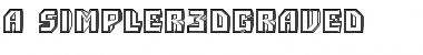 Download a_Simpler3DGrv Regular Font Title Preview