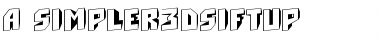 Download a_Simpler3DSiftUp Regular Font Title Preview