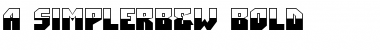 Download a_SimplerB&W Bold Font Title Preview