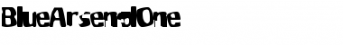 Download BlueArsenalOne Regular Font Title Preview