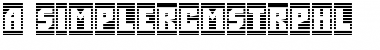 Download a_SimplerCmStrpHl Regular Font Title Preview