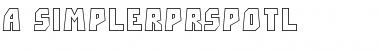 Download a_SimplerPrspOtl Regular Font Title Preview