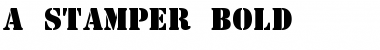 Download a_Stamper Bold Font Title Preview