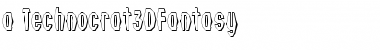 Download a_Technocrat3DFnt Regular Font Title Preview
