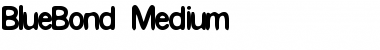 Download BlueBond Medium Font Title Preview