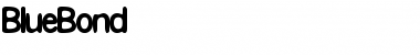 Download BlueBond Medium Font Title Preview