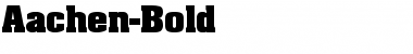Download Aachen-Bold Regular Font Title Preview