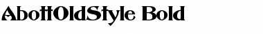 Download AbottOldStyle Bold Font Title Preview