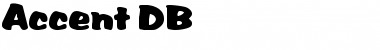 Download Accent DB Medium Font Title Preview