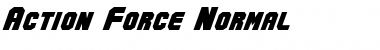 Download Action Force Normal Font Title Preview