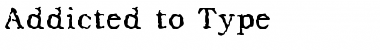 Download Addict Regular Font Title Preview