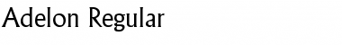 Download Adelon Regular Font Title Preview