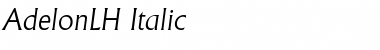 Download AdelonLH Italic Font Title Preview