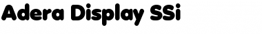 Download Adera Display SSi Regular Font Title Preview