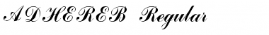 Download ADHEREB Regular Font Title Preview
