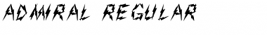 Download ADMIRAL Regular Font Title Preview