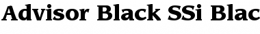 Download Advisor Black SSi Black Font Title Preview