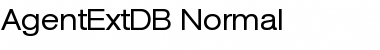 Download AgentExtDB Normal Font Title Preview