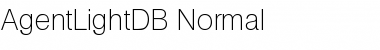 Download AgentLightDB Normal Font Title Preview