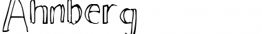 Download Ahnberg Regular Font Title Preview