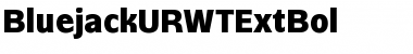 Download BluejackURWTExtBol Regular Font Title Preview