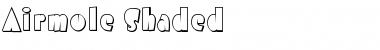 Download Airmole Shaded Regular Font Title Preview