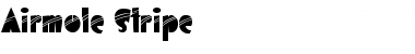 Download Airmole Stripe Regular Font Title Preview