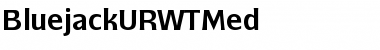 Download BluejackURWTMed Regular Font Title Preview
