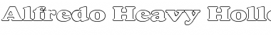 Download Alfredo Heavy Hollow Wide Regular Font Title Preview