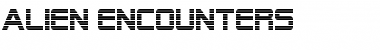 Download Alien Encounters Regular Font Title Preview