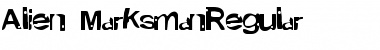 Download Alien Marksman Regular Font Title Preview