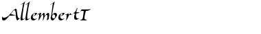 Download Allembert!" Regular Font Title Preview