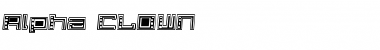 Download Alpha  CLOWN Regular Font Title Preview